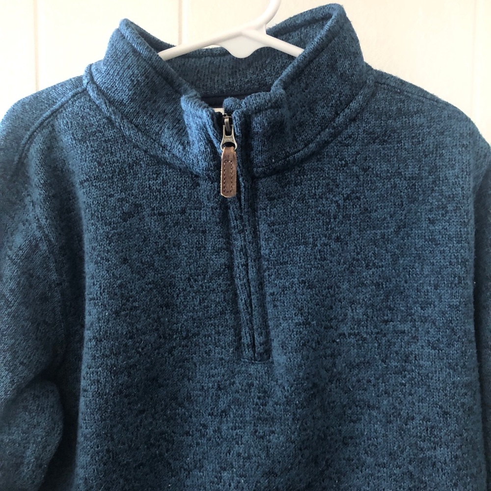 Janie and Jack 1/4 zip sweater